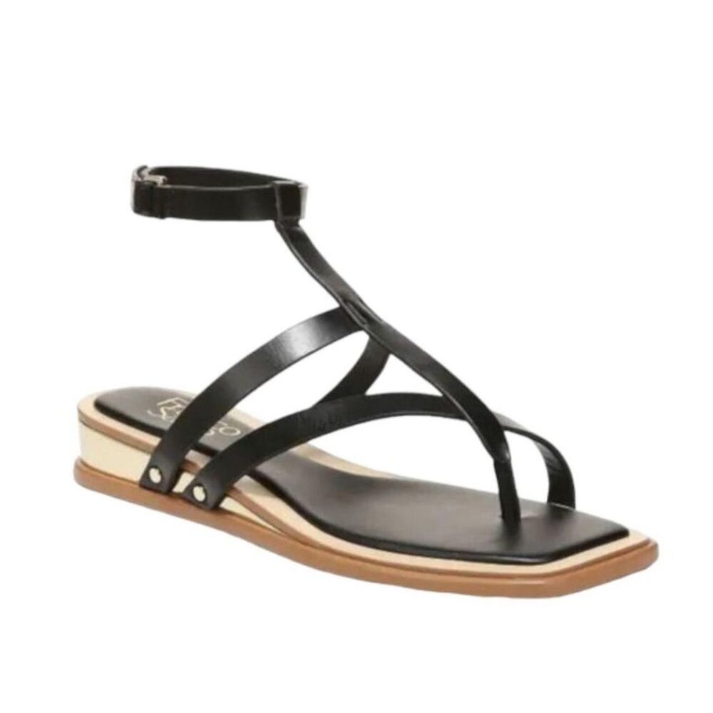 Brand New Franco Sarto Sybil Strappy Faux Leather Sandal Women’s Size 5.5